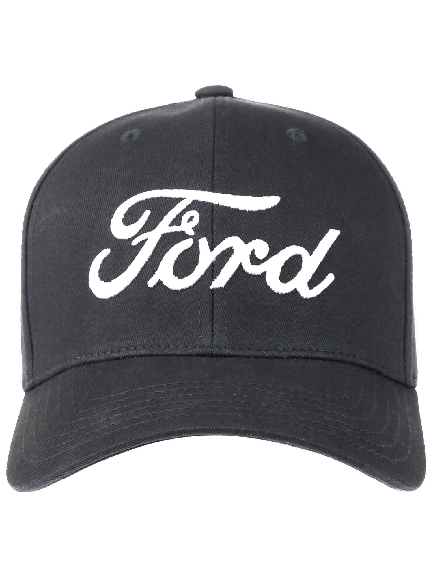 Ford Men's 3D Embroidered Logo Trucker Hat, Gray, One Size