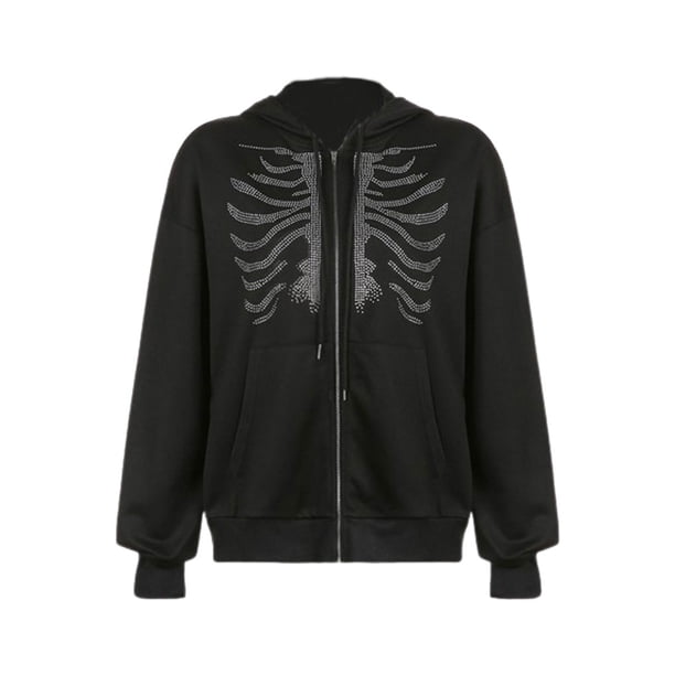 Guardurnaity Poliéster Sudadera con capucha suelta Actividades casuales Manténgase cómodo y elegante Sudaderas con capucha Sudaderas con Abrigos y chamarras negro L