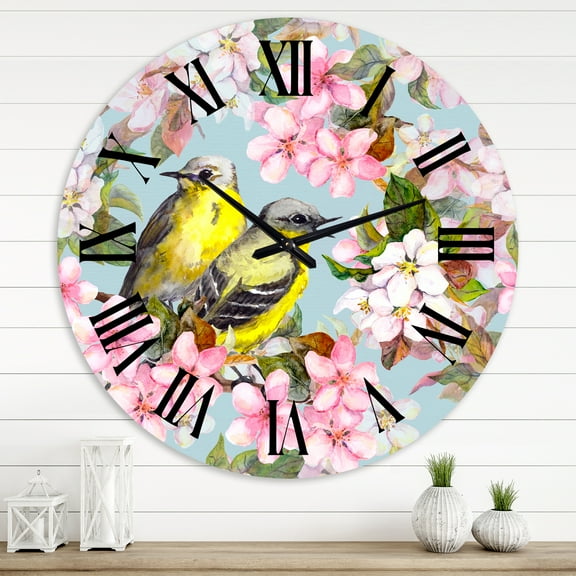 Designart 1 in Quartz Traditional Wall Clock