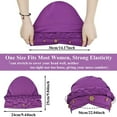 thumbnail image 5 of AURORA TRADE Women Turban Cap Beaded Headscarf Hat Braid Head Wrap Beaded Head Wrap, 5 of 8