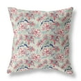thumbnail image 5 of Roses Sprayed Stars Indoor/Outdoor Pillow in Light Green Red 28x28, 5 of 7