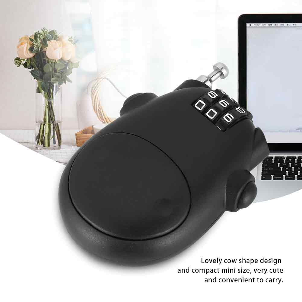 Sonew 3 Digit Code Combination Pram Lock Pushchair Bicycle Stroller Password Security Coded Lock Password Lock Pram Lock Black