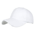 thumbnail image 2 of Only Moment White Vintage Washed Baseball Cap Cotton Soft Unconstructed Plain Blank Adjustable Size Dad Hat One Size, 2 of 4