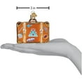 thumbnail image 4 of Old World Christmas Blown Glass Ornament for Christmas Tree, Orlando Suitcase, 4 of 7