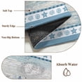 thumbnail image 6 of Blue Starfish Coastal 2'x6' Runner Rugs for Hallway Kitchen Bedside Non Slip, Beach Coral Nautical Botanical Vintage Entryway Rug Runners with Rubber Backing, Long Carpet Runner for Laundry Room, 6 of 8