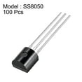 thumbnail image 2 of Unique Bargains SS8050 Transistor à Encapsulage en Plastique NPN TO-92 100 Pcs, 2 of 2