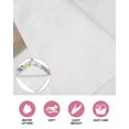 thumbnail image 6 of Spring Easter Kitchen Dish Towels for Drying Dishes Set of 2, Watercolor Floral Rabbits Eggs Butterflies Wood Waffle Weave Microfiber Hand Tea Bathroom Towels Quick Dry & Absorbent Towel 15.7x23.6, 6 of 7