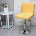 thumbnail image 3 of Elastic Bar Stool Chair Cover Slip Cover, Counter Height Bar Stool Cover Dining yellow, 3 of 7