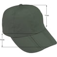 thumbnail image 3 of LinYooLi Foldable Quick Dry Adjustable Baseball Cap for Men Women Outdoor Breathable Sun Protection Golf Hat, 3 of 5