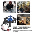 thumbnail image 6 of TOMSHOO High Pressure Burner Propane Camping Stove - Outdoor Cooking with Heat Shield and Guard, 6 of 8