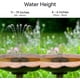 thumbnail image 2 of Fuente de agua solar/baño para pájaros con 8 cabezales de boquilla diferentes, perfecto para baños de pájaros y estanques pequeños, 2 of 5