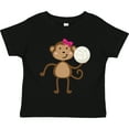 thumbnail image 3 of Inktastic Cute Volleyball Girl Monkey Girls Toddler T-Shirt, 3 of 5