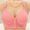 Watermelon Red, variant on Kukoosong Push up Bras for Women Fashion Women's Solid Color Blocking Lifting Gathering Folding Sagging Bra Lingerie Daily Bra, Sizes XL