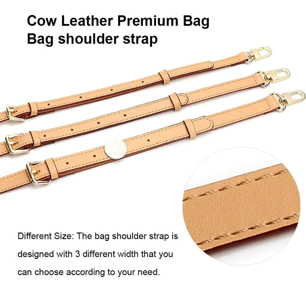 Redempat PU Leather Bag Shoulder Strap DIY Replacement Foldable Fashionable  Flexible Backpack Neck Straps Accessories with Buckle 1.8cm Width 