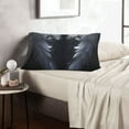 thumbnail image 6 of Naloa Elegant Feathered Floral Wings Pillowcase, Throw Pillowcase, Wrinkle-Free, Stain-Resistant with Hidden Zipper for Bedroom Sofa-20"x30", 6 of 6