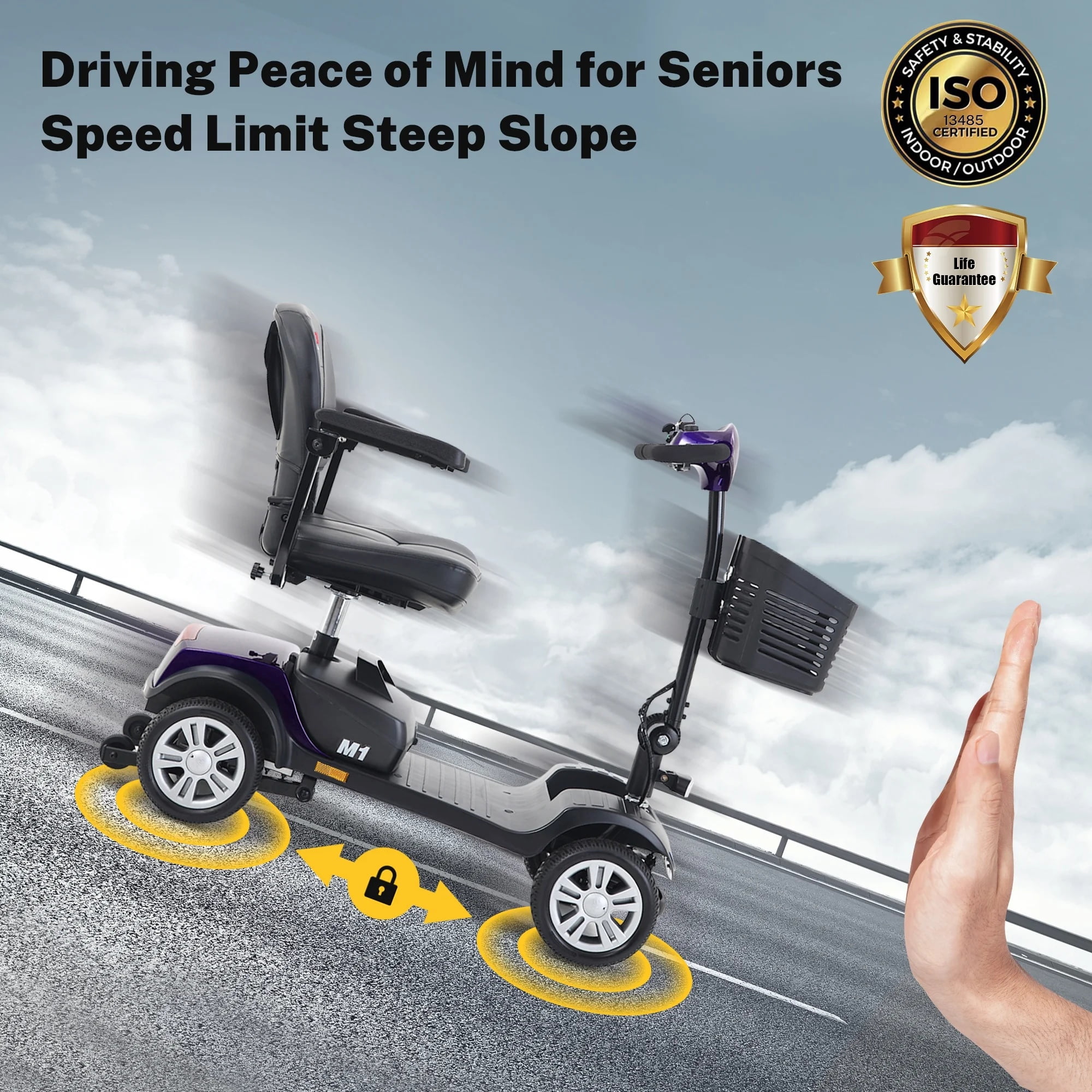 Segmart 4 Wheel Mobility Scooter for Adults & Seniors Segmart 4 Wheel Mobility Scooter for Adults & Seniors
