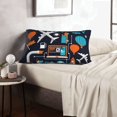 thumbnail image 6 of Goofa Creative Transport Pattern Pillow Case – Plush & Soft Cushion Cover, Hypoallergenic Throw Pillow Case for Comfortable Sleep with Envelope Closure-16"x24", 6 of 6