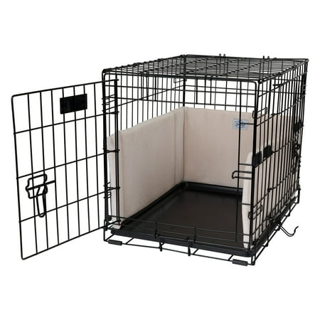 UPC: 0685589141223 | Pet Dreams Dog Crate Bumper – for Single/Double Door Dog Crate  Dog Tail Protector  Ivory Medium 30 inch