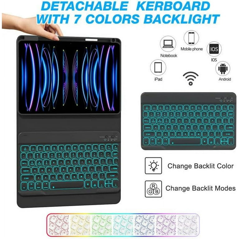 Apple iPad Pro 12.9 Case with Keyboard for 4th/5th/6th Gen