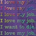 thumbnail image 3 of CafePress - I Love My Job Dark T Shirt - Men's Classic Graphic Cotton T-Shirt, 3 of 4
