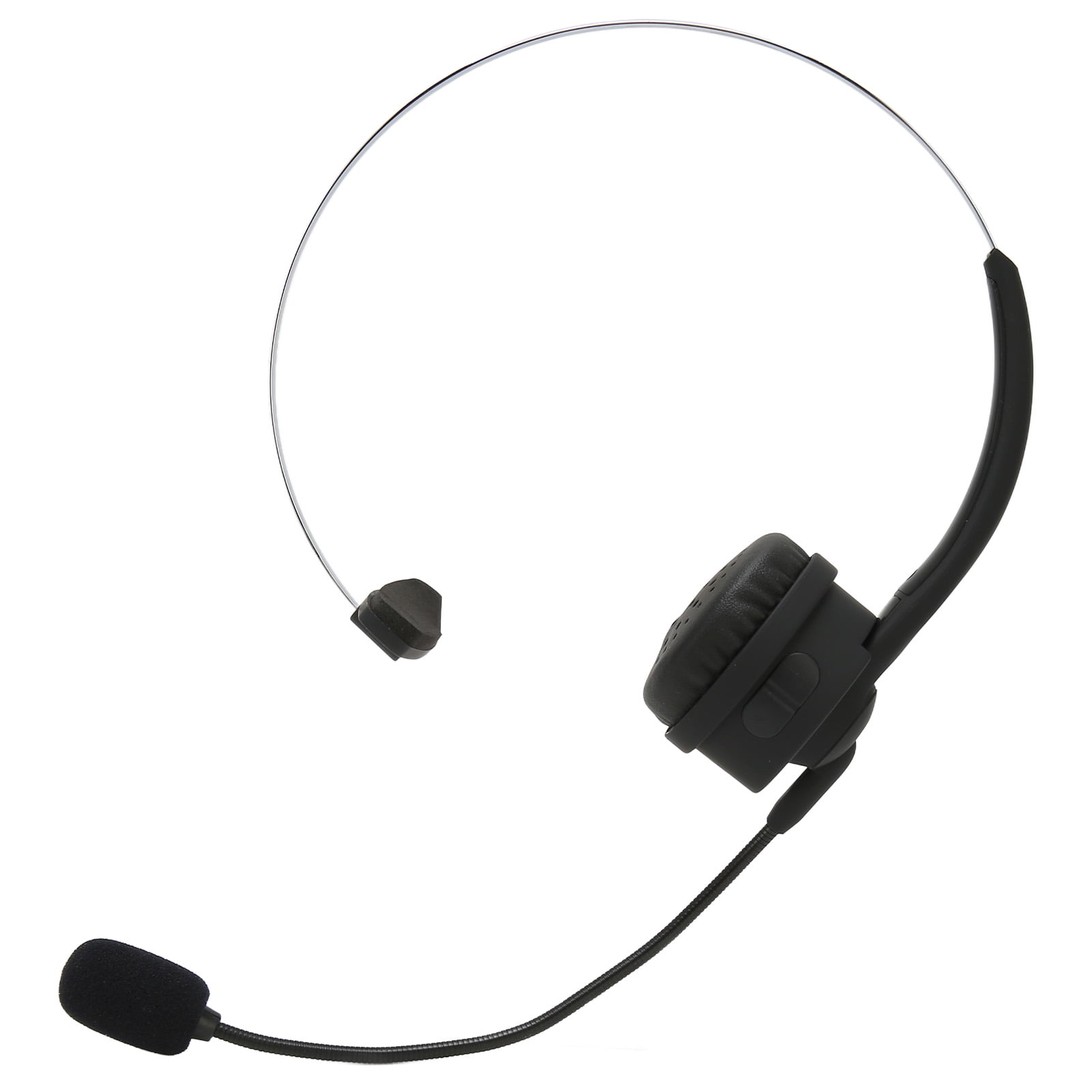 Bluetooth Telephone Headset Monaural Noise Cancelling Volume Adjustable Business Headset with Microphone Charging Base