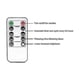 thumbnail image 4 of Set Of 10 Battery Operated Led Taper Candles With Remote, Ivory Dining Candles Smooth Wax Finish, Warm White Led, 4 of 4