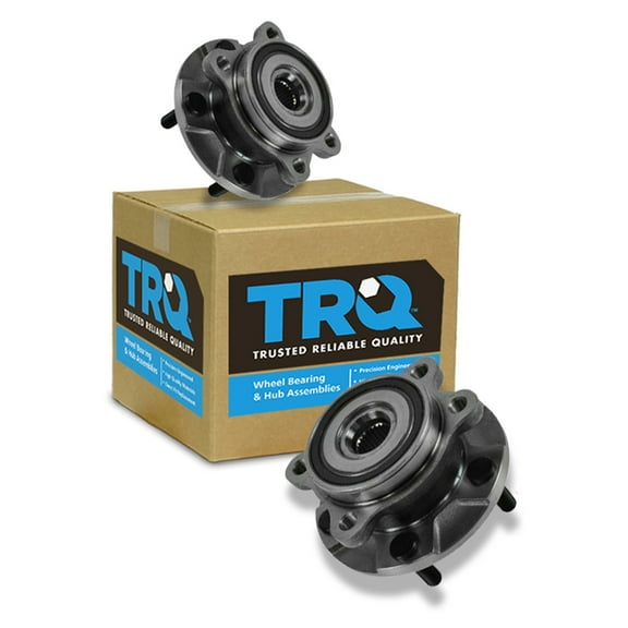 TRQ Front Wheel Hub & Bearing LH Left & RH Right Pair Set of 2 for Rav4 Rav-4 tC BHA53598 Fits select: 2006-2018 TOYOTA RAV4, 2011-2016 TOYOTA SCION TC