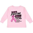 thumbnail image 3 of Inktastic We're Fighting Back Together Breast Cancer Awareness Month Boys or Girls Long Sleeve Toddler T-Shirt, 3 of 5