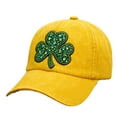 thumbnail image 2 of St Patricks Day Cap - Comfortable Fabric with Sweat Absorption for All-Day Wear - Stylish Embroidery Design for Men and Women, Blue, 2 of 4