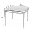 thumbnail image 6 of Butler Specialty Company Daltrey 36" Square Wood Game Table - Antique Beige, 6 of 6