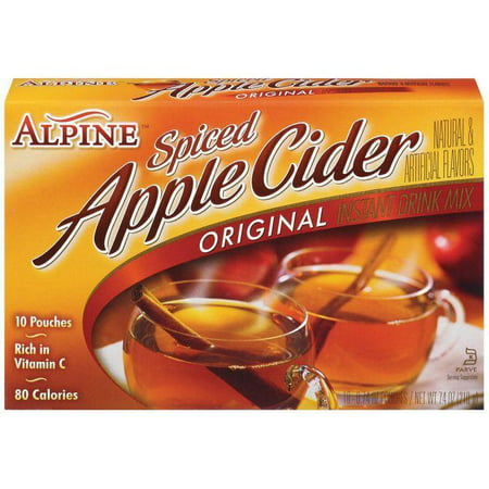 Alpine Spiced Apple Cider Original Instant Drink Mix 10 Ct (Pack of