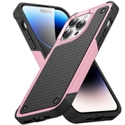 TECH CIRCLE Rugged Case For iPhone 8 Plus/7 Plus, Military Grade Shockproof Protective Bumper Anti-Scratch Dual Layers Phone Case Cover for Apple iPhone 8 Plus/7 Plus 5.5",Pink