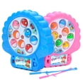 thumbnail image 4 of Kids Fishing Game Toy Set Musical Rotatable Magnetic Fishing Toy Interactive Toy, 4 of 7