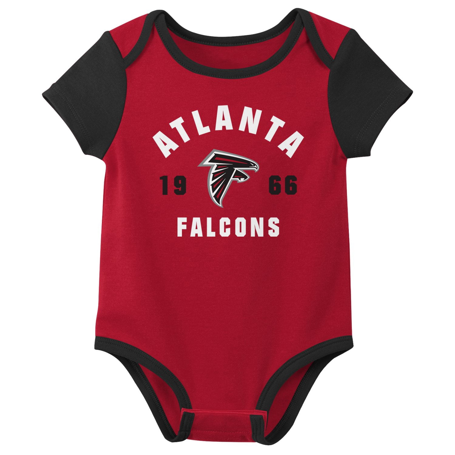 ATLANTA FALCONS NFL Infant Boys 3 Pack Onesie Game Day Fan Apparel