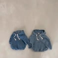 thumbnail image 3 of ZHaobin Autumn New Baby Girls Denim Hooded Sweatshirt Infant Toddler Long Sleeve Casual Coat Fashion Boys Loose Hoodie Children Clothes (blue,24M  90CM), 3 of 7