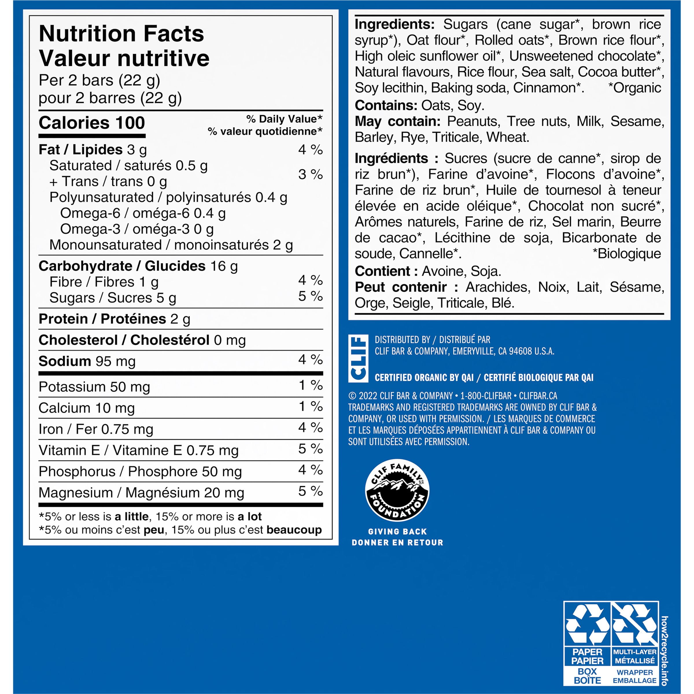 CLIF Thins Chocolate Chip 7CT