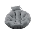thumbnail image 2 of Cojín para silla colgante, cojín redondo suave para suelo, cojín para asiento, silla tipo huevo Gris, 2 of 9