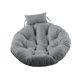 thumbnail image 2 of Cojín colgante para silla de cesta de 90 cm, cojín para silla de huevo para jardín, hogar y cocina. Gris, 2 of 9
