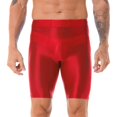 thumbnail image 1 of Men Sheer Glossy Boxer Shorts Swimwear Sports Fitness Sweatpants Leggings Wetsuit Surfing Clothing Swimsuit Beachwear SportswearXL Gong Bohan LED, 1 of 2