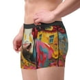 thumbnail image 4 of Daiia Yellow Daisy Cow Men's Underwear Boxer Briefs, Cotton Stretch Moisture-Wicking Underwear-Large, 4 of 9