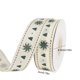 thumbnail image 3 of Puntoco 2Cm Cinta navideña Cinta para envolver regalos Copo de nieve Cintas brillantes para boda Puntoco Puntoco-1941, 3 of 4