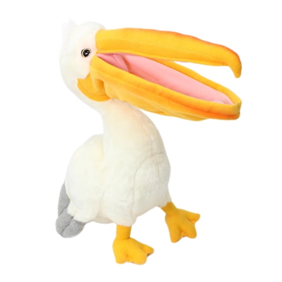 Peluche Réaliste Pelican Jouet en Peluche Animaux de la Mer Nature Oiseau Peluche Poupée Cadeaux pour Enfants