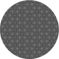 thumbnail image 1 of Ahgly Company Machine Washable Indoor Round Transitional Platinum Gray Area Rugs, 3' Round, 1 of 7