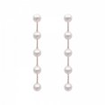 thumbnail image 1 of Pendientes largos de perlas de imitación para mujer LingWen 1327534292794, 1 of 1