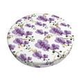 thumbnail image 1 of Balery Orchids Flowers Fundas de asiento para taburete de bar redondo de tela de terciopelo ajustables que protegen de arañazos y manchas para sillas de 14 a 17 pulgadas.-12 inch, 1 of 7