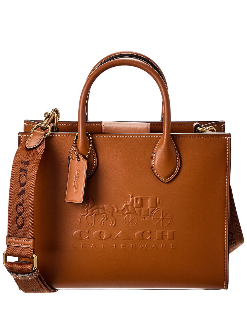 Coach Ace Leather Tote 26, Brown - Walmart.com