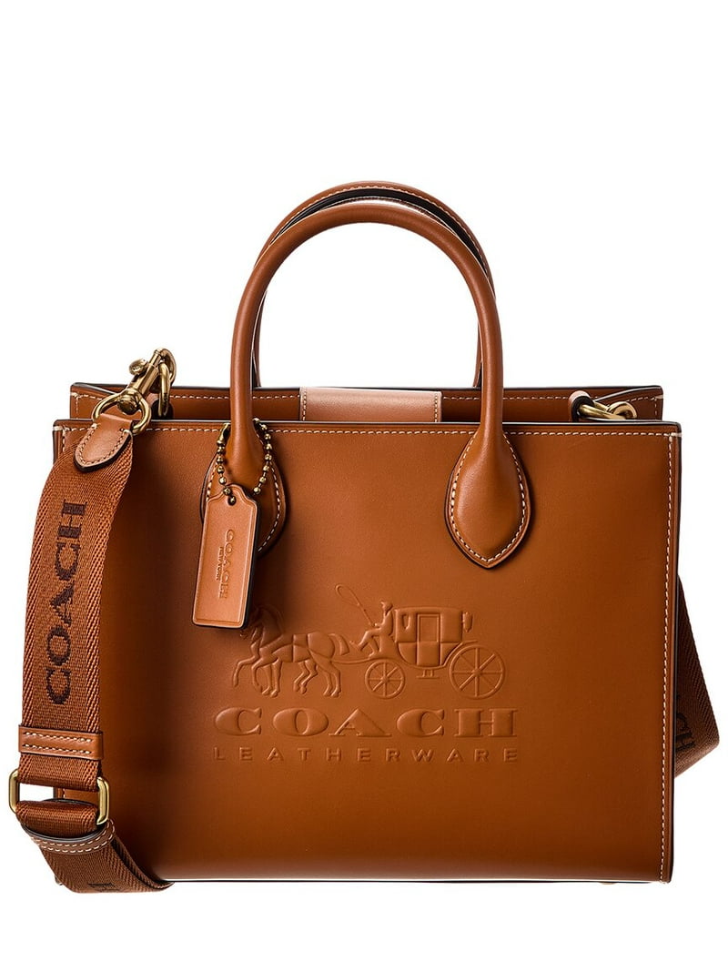 Coach Ace Leather Tote 26, Brown - Walmart.com