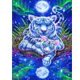 thumbnail image 1 of Cuadros Decorativos 5D diamante pintura DIY tigre completo redondo taladro mosaico JShteea Nuevos Originales, 1 of 5