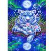 Cuadros Decorativos 5D diamante pintura DIY tigre completo redondo taladro mosaico JShteea Nuevos Originales