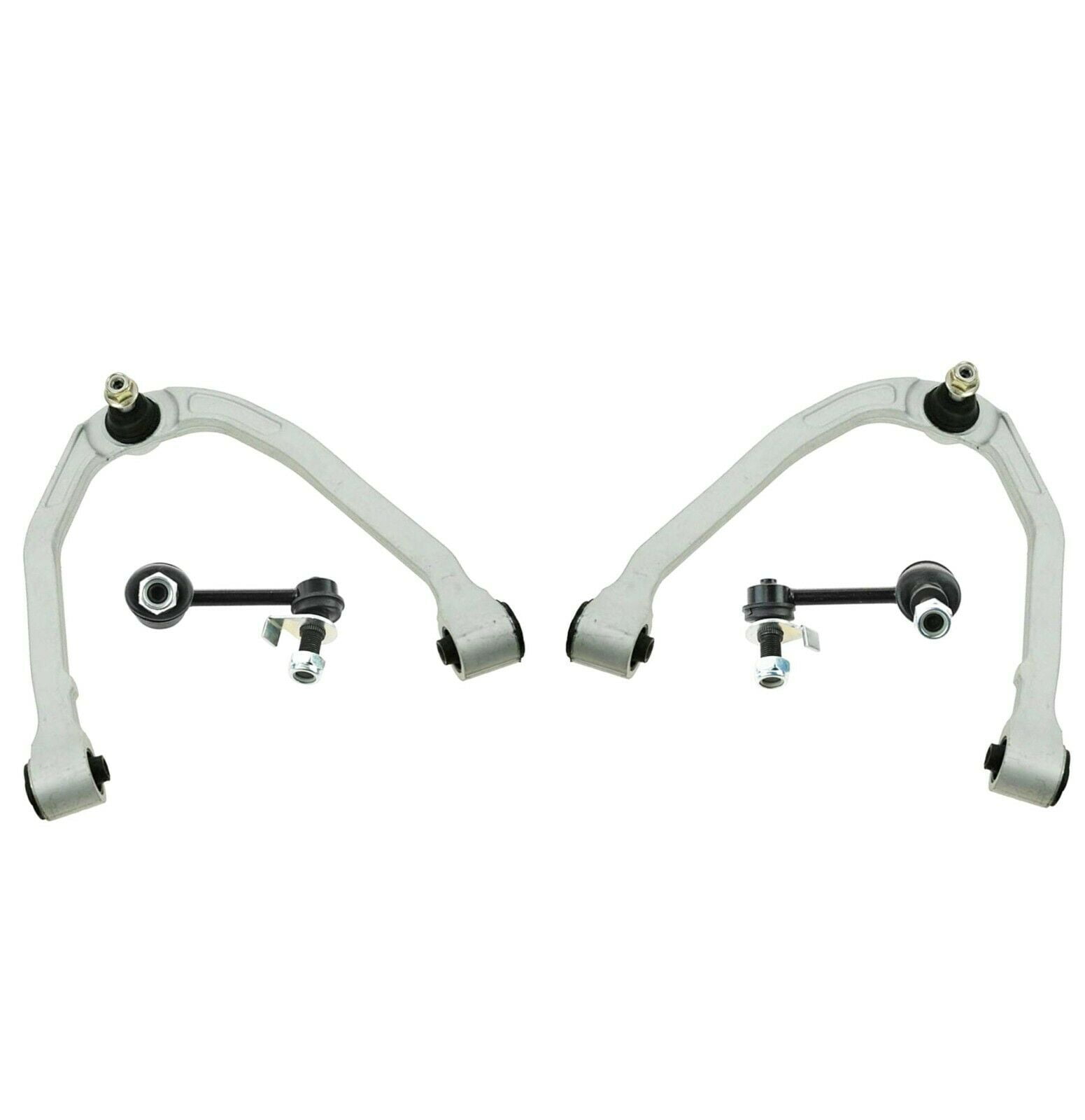 4 Pieces Front Suspension Kit Upper Control Arm & Sway Bar End Links